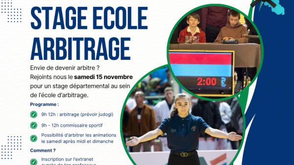 Stage École d’Arbitrage : Apprendre en pratiquant !
